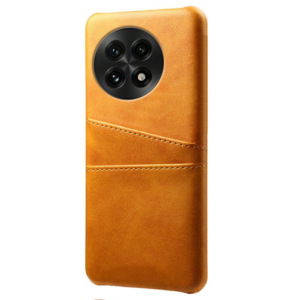 EIDERWOOD - OnePlus 13 Kunstlæder Cover m. Indbygget Kortholder - Orange