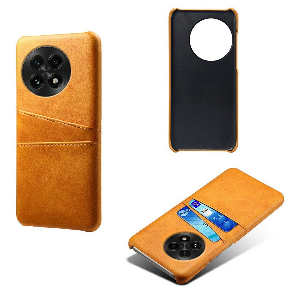 EIDERWOOD - OnePlus 13 Kunstlæder Cover m. Indbygget Kortholder - Orange