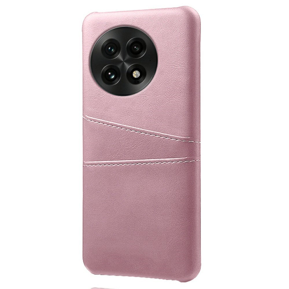 EIDERWOOD - OnePlus 13 Kunstlæder Cover m. Indbygget Kortholder - Lyserød