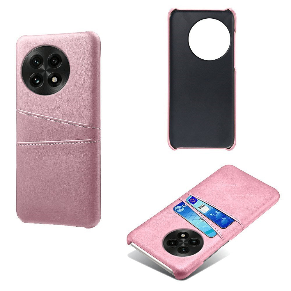 EIDERWOOD - OnePlus 13 Kunstlæder Cover m. Indbygget Kortholder - Lyserød