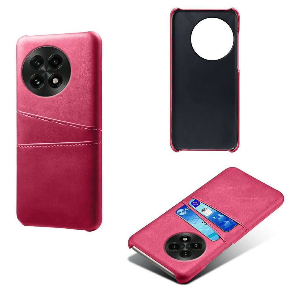 EIDERWOOD - OnePlus 13 Kunstlæder Cover m. Indbygget Kortholder - Pink