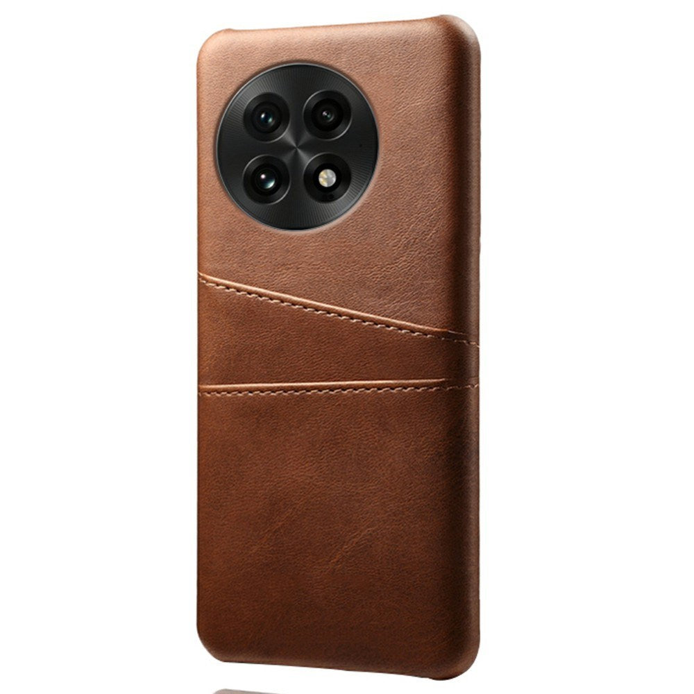 EIDERWOOD - OnePlus 13 Kunstlæder Cover m. Indbygget Kortholder - Brun