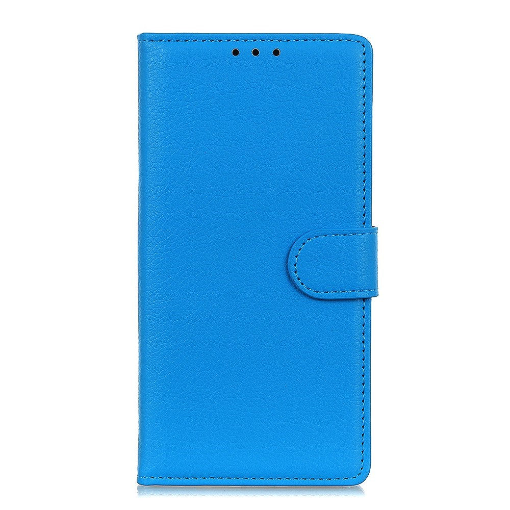 EIDERWOOD - Xiaomi Redmi Note 14 (4G) - Kunstlæder Flip Cover m. Kortholder & Ståfunktion - Blå