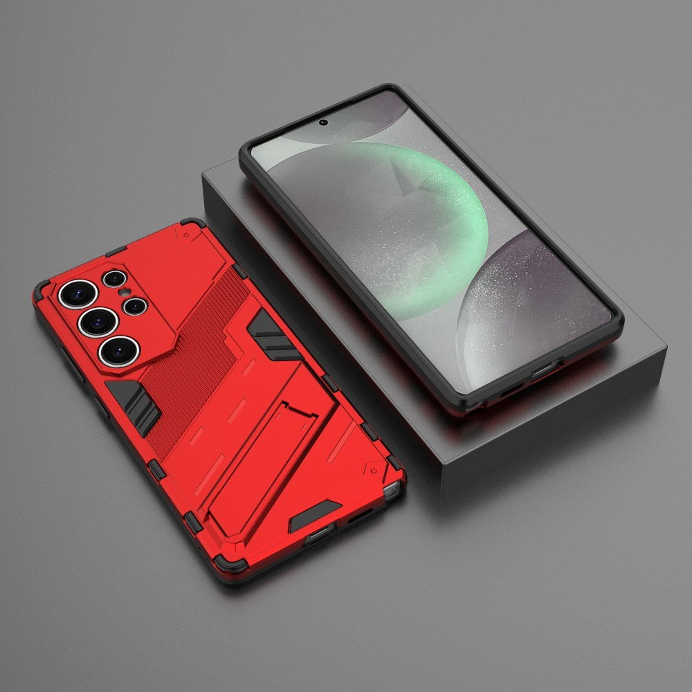 EIDERWOOD - Håndværker Cover m. Kickstand - Samsung Galaxy S25 Ultra - Rød