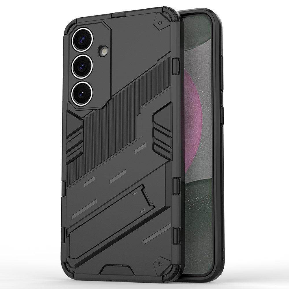 Samsung Galaxy S25+ Håndværkercover med Kickstand - Sort