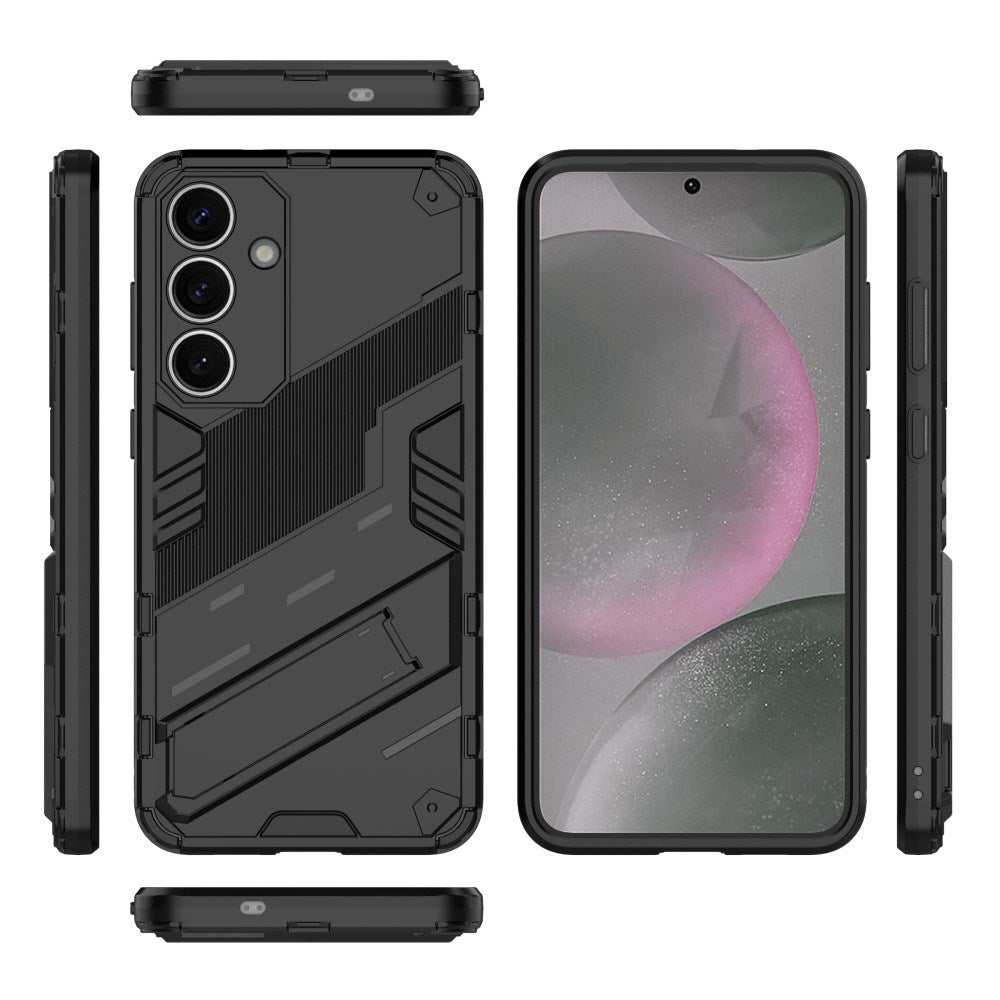 Samsung Galaxy S25+ Håndværkercover med Kickstand - Sort