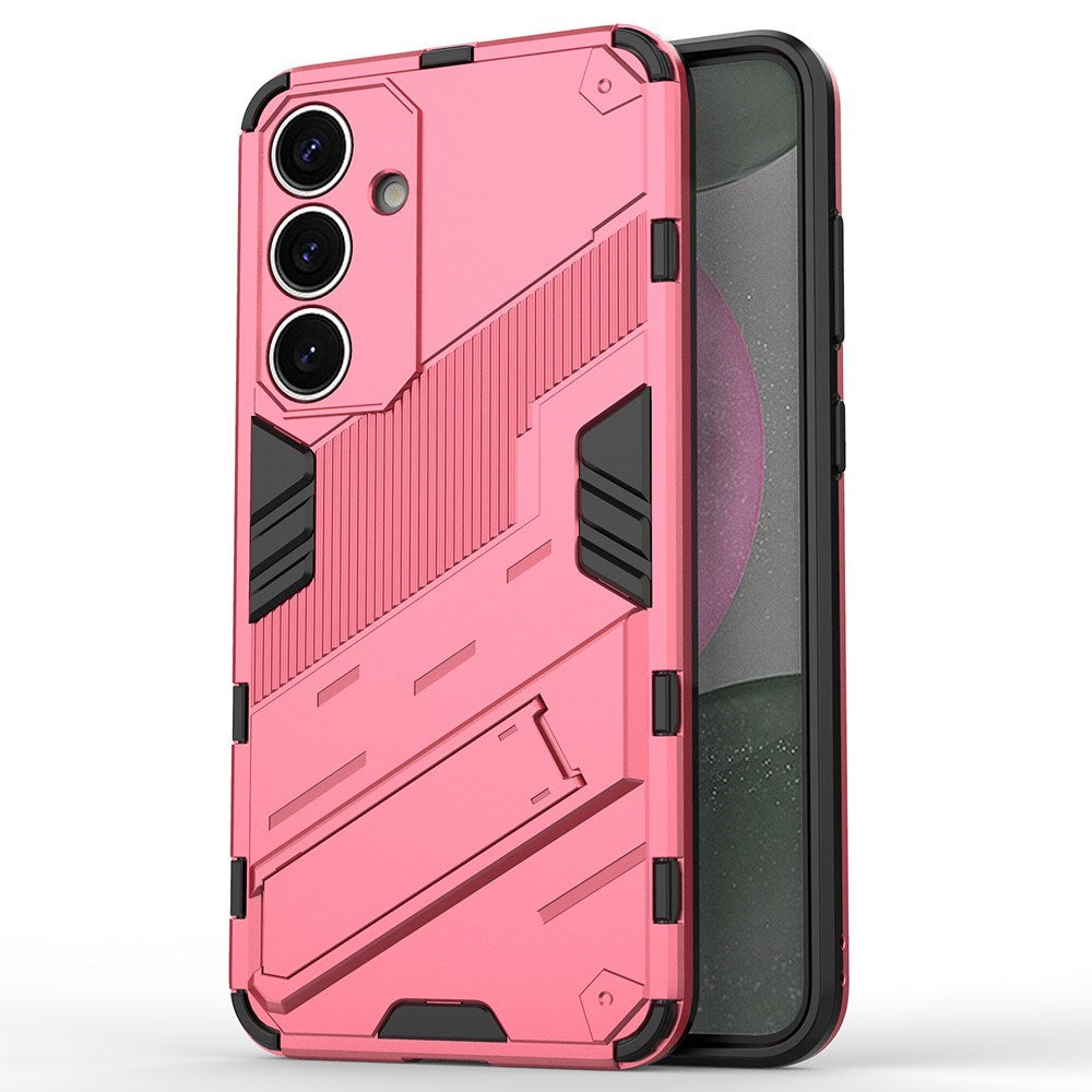 Samsung Galaxy S25+ Håndværkercover med Kickstand - Lyserød