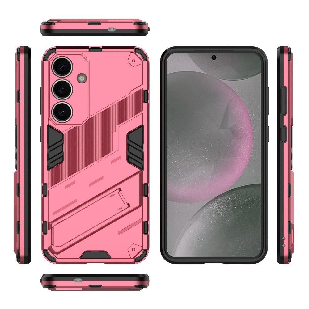 Samsung Galaxy S25+ Håndværkercover med Kickstand - Lyserød