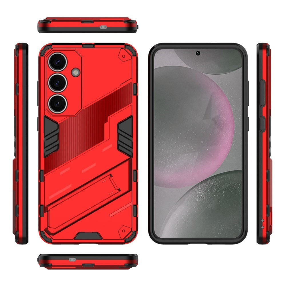 EIDERWOOD Samsung Galaxy S25+ (Plus) Håndværkercover med Kickstand - Rød