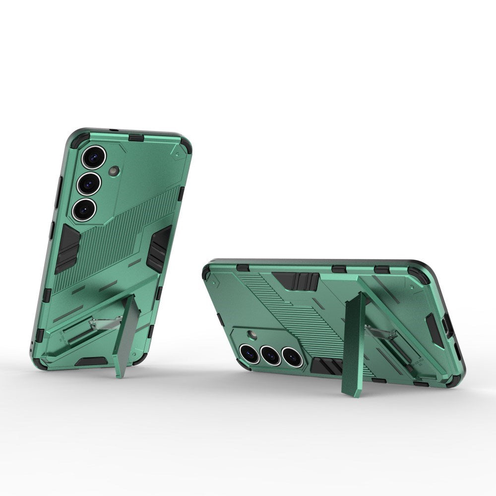EIDERWOOD Samsung Galaxy S25+ (Plus) Håndværkercover med Kickstand - Grøn