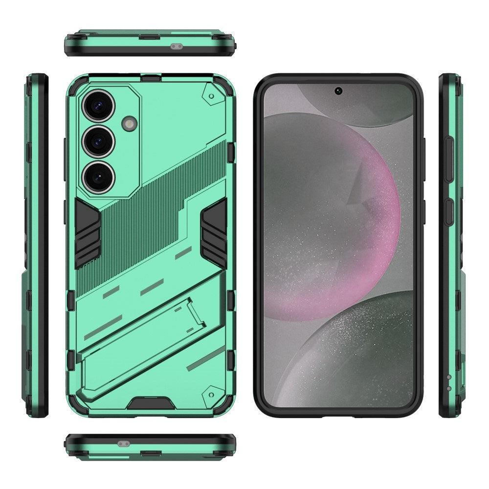 EIDERWOOD Samsung Galaxy S25+ (Plus) Håndværkercover med Kickstand - Grøn