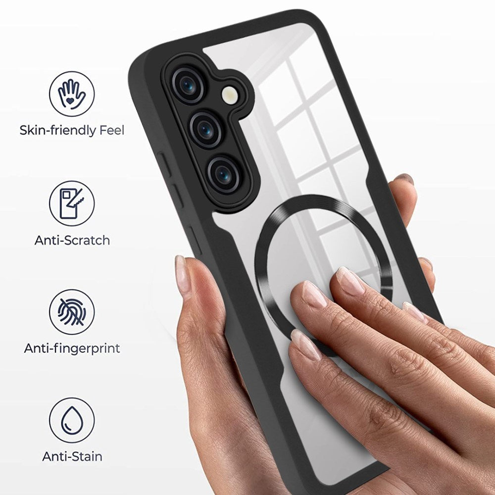 Samsung Galaxy S25 Cover fra EIDERWOOD – Magsafe-Kompatibilitet og Skærmbeskyttelse i Ét - Mørkeblå