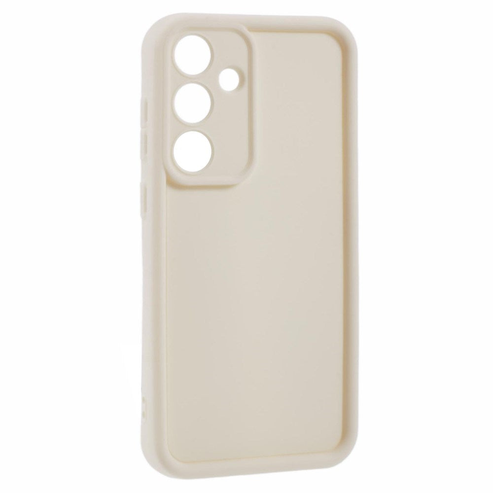 EIDERWOOD - Anti-Slip - Fleksibelt Plastik Cover - Samsung Galaxy S25 - Hvid