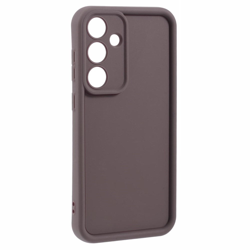 EIDERWOOD - Anti-Slip - Fleksibelt Plastik Cover - Samsung Galaxy S25 - Brun