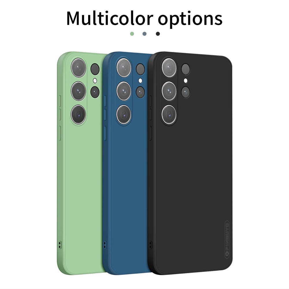 Samsung Galaxy S25 Ultra PINWUYO Silikone Mobil Cover - Blå