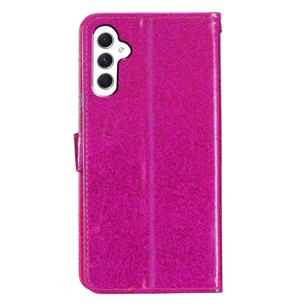 EIDERWOOD Samsung Galaxy A36 (5G) Læder Mobil Cover m. Pung & Strop - Glimmer - Pink