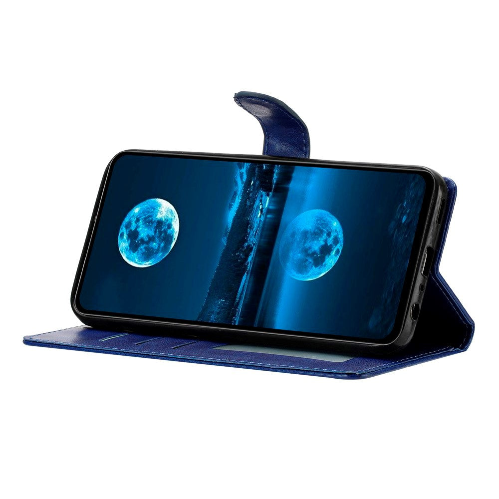 Xiaomi Redmi Note 14 Pro (5G) / Poco X7 - EIDERWOOD Kunstlæder Flip Cover m. Strop - Blå
