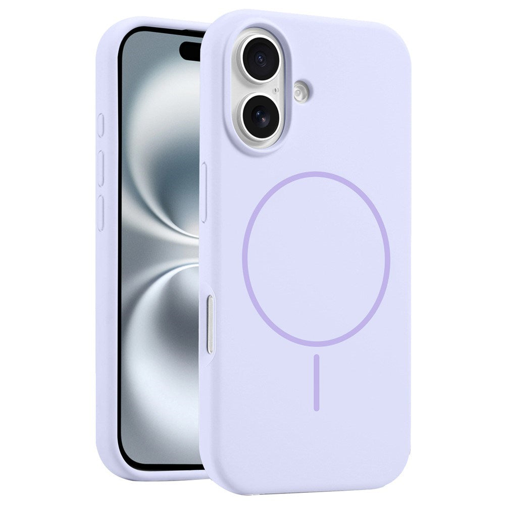 EIDERWOOD iPhone 16 Silikone Mobil Cover - MagSafe Kompatibel - Beige