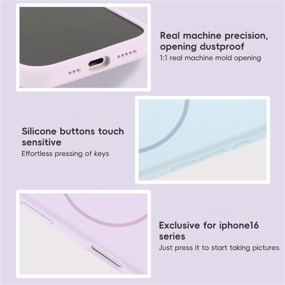 EIDERWOOD iPhone 16 Pro Silikone Mobil Cover - MagSafe Kompatibel - Gul