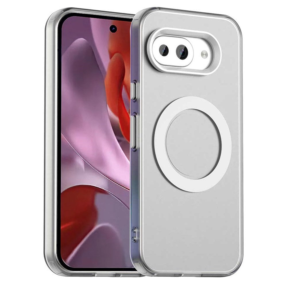 EIDERWOOD Google Pixel 9a Hybrid Plast Bagside Cover - MagSafe Kompatibel - Gennemsigtig / Hvid