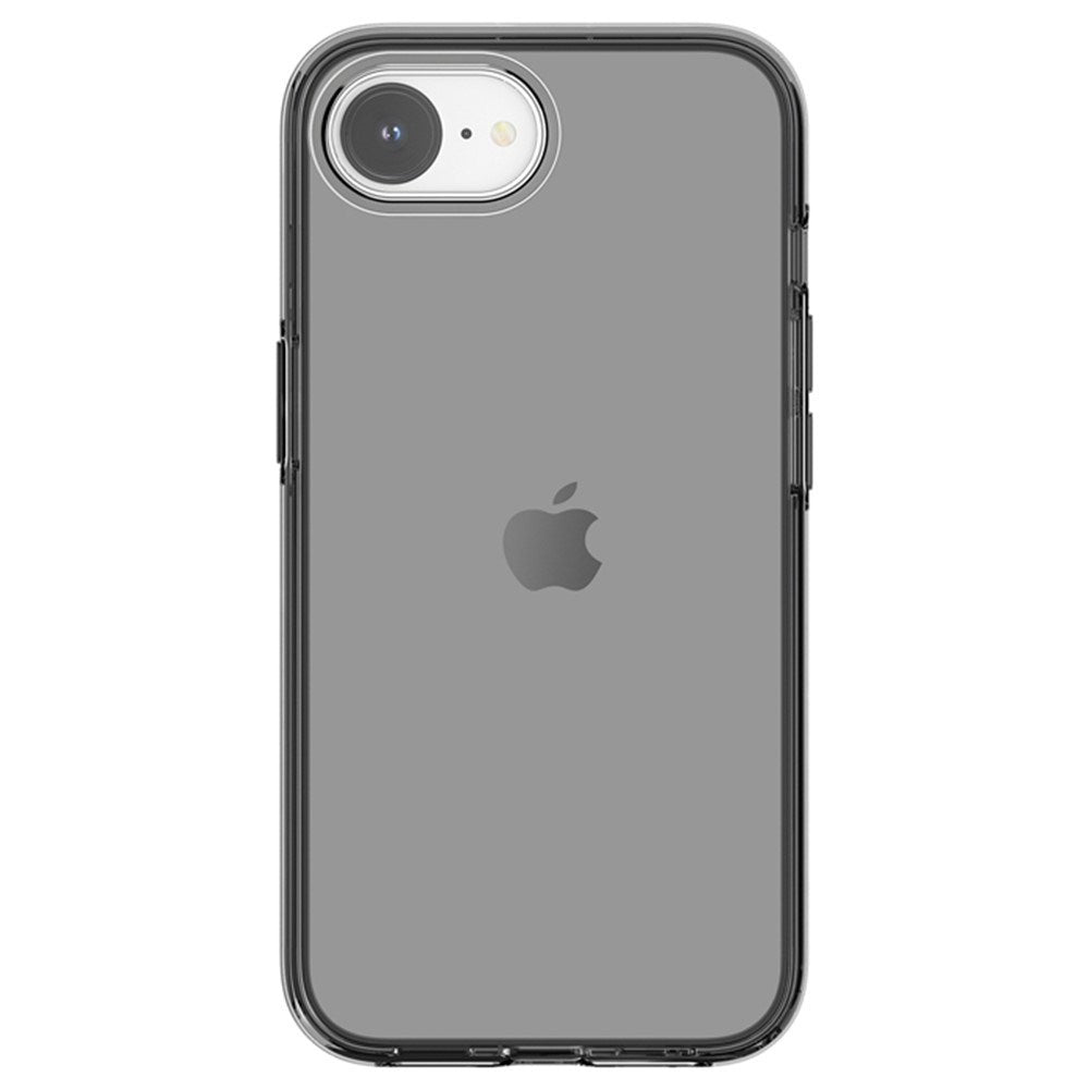 EIDERWOOD - iPhone 16e - Hybrid Plastik Cover - Gennemsigtig / Sort
