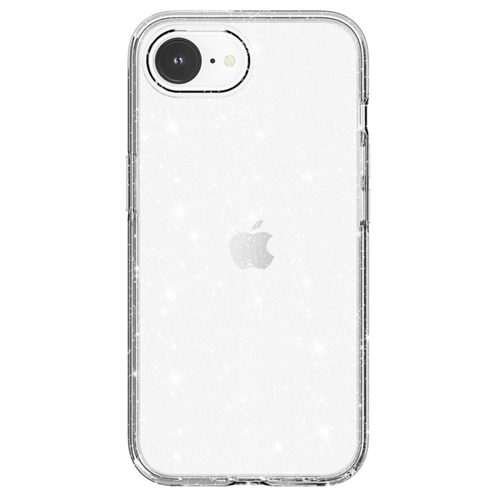 EIDERWOOD - iPhone 16e - Hybrid Glitter Plastik Cover - MagSafe Kompatibel - Hvid