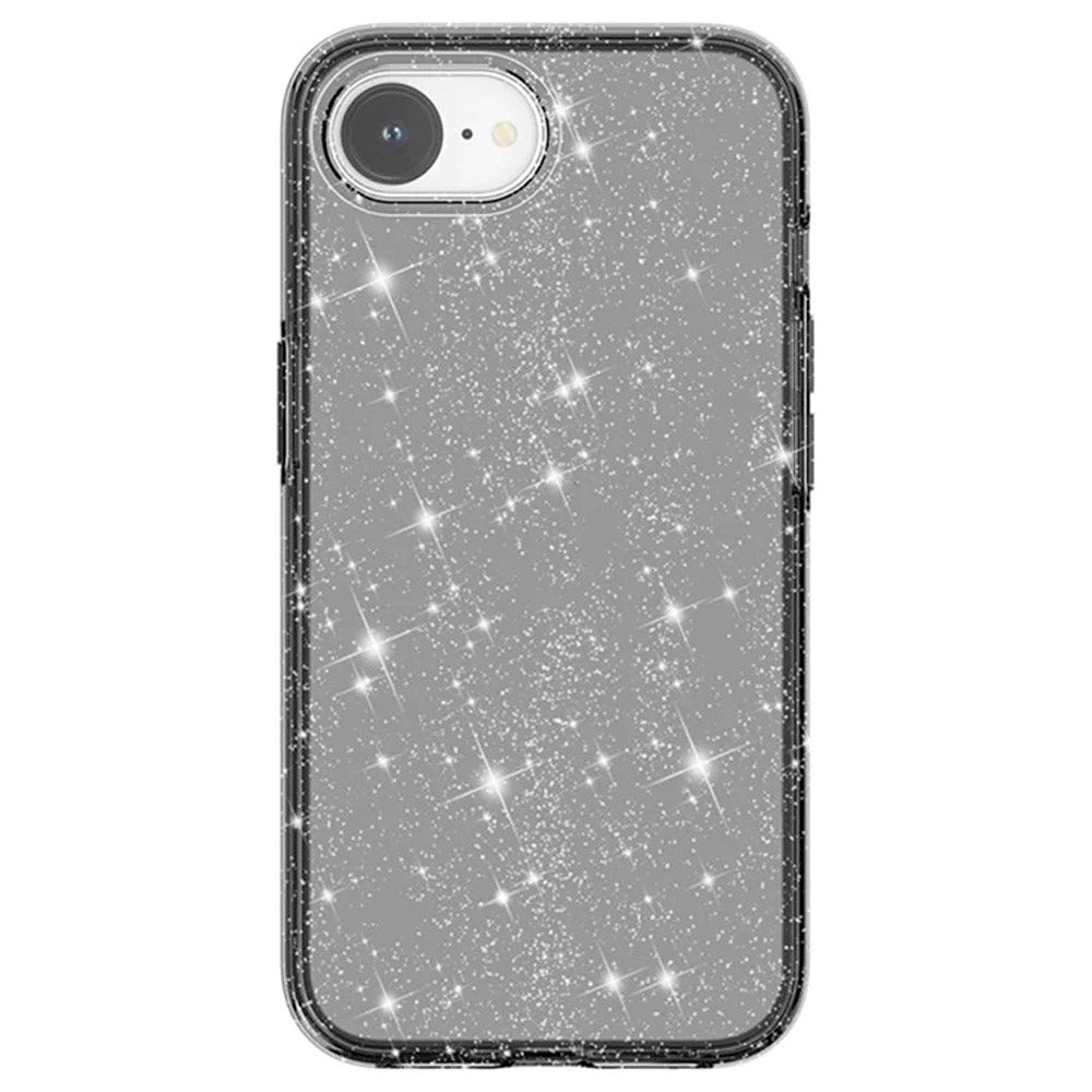 EIDERWOOD - iPhone 16e - Hybrid Glitter Plastik Cover - MagSafe Kompatibel - Sort