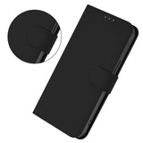 EIDERWOOD - Xiaomi Redmi 14C - Kunstlæder Flip Cover m. Kortholder & Ståfunktion - Sort