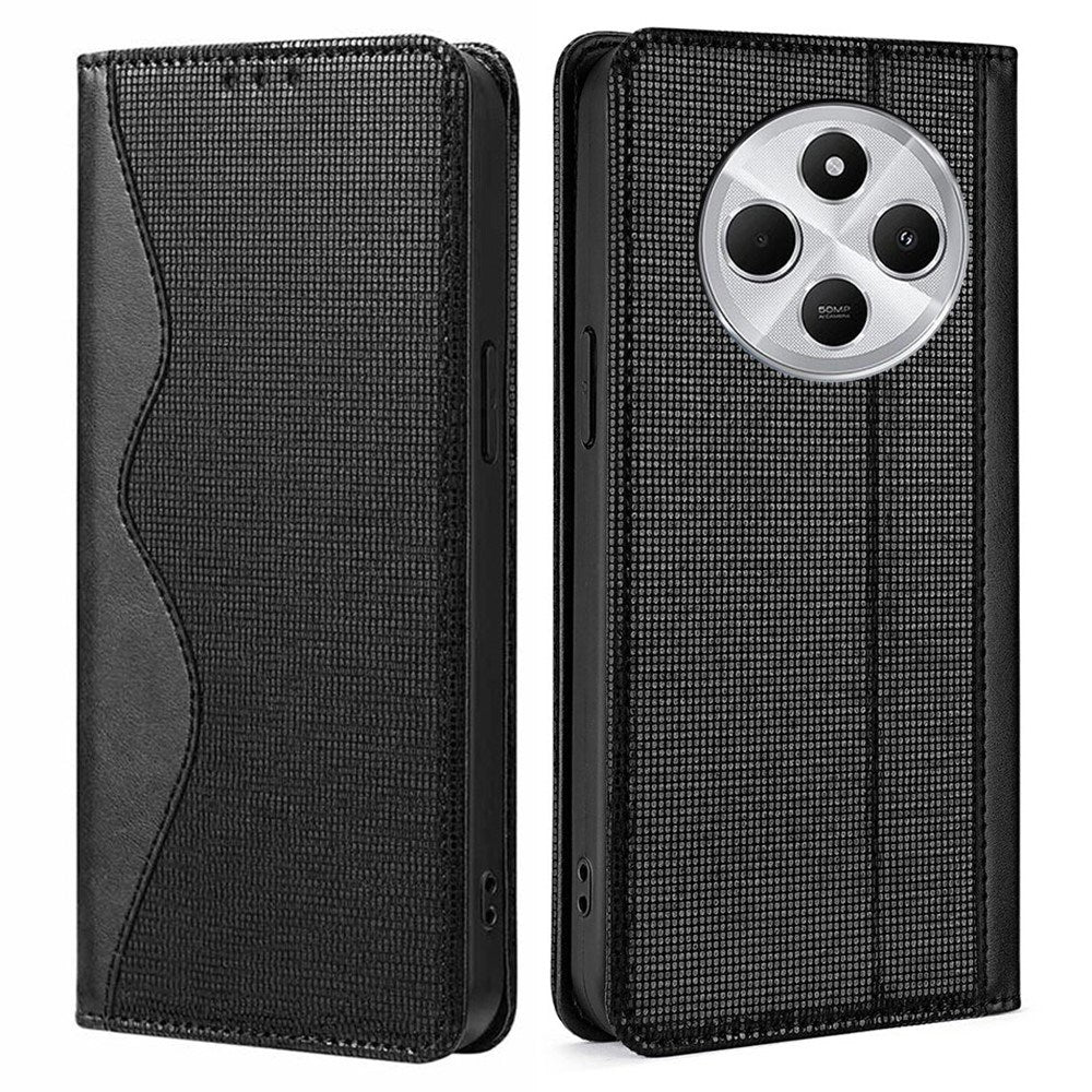 EIDERWOOD Xiaomi Redmi 14C / Poco C75 Kunstlæder Mobil Cover m. RFID Blokering - Sort