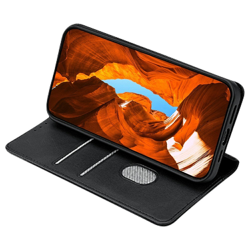 EIDERWOOD Xiaomi Redmi 14C / Poco C75 Kunstlæder Mobil Cover m. RFID Blokering - Sort