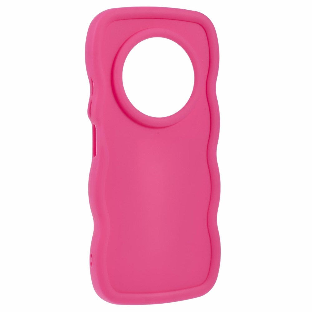 EIDERWOOD - Xiaomi Redmi 14C - Fleksibelt Plastik Wavy Cover - Pink