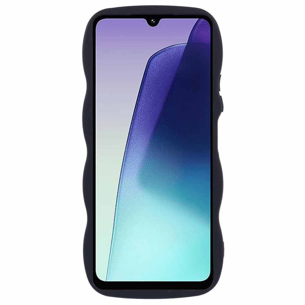 EIDERWOOD - Xiaomi Redmi 14C - Fleksibelt Plastik Wavy Cover - Sort