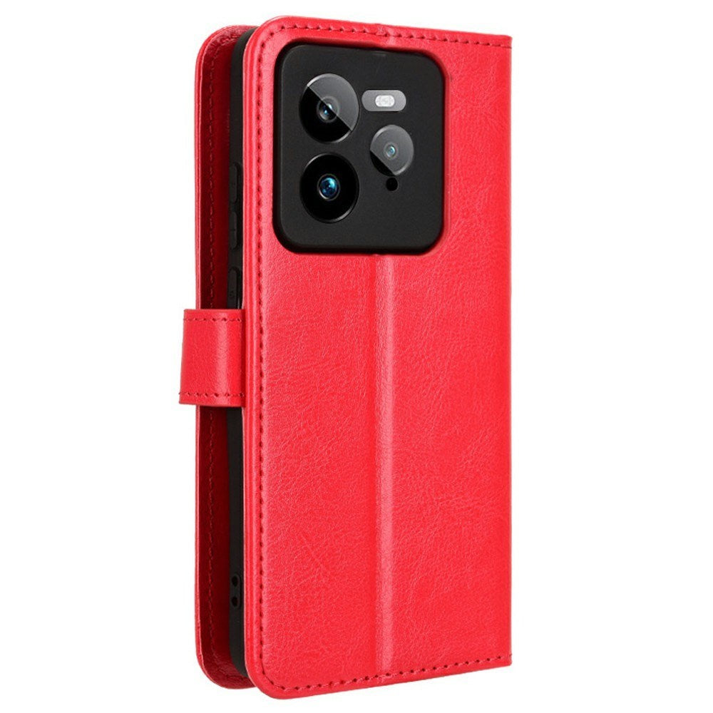EIDERWOOD - Realme GT 7 Pro (5G) - Kunstlæder Flip Cover m. Strop - Rød
