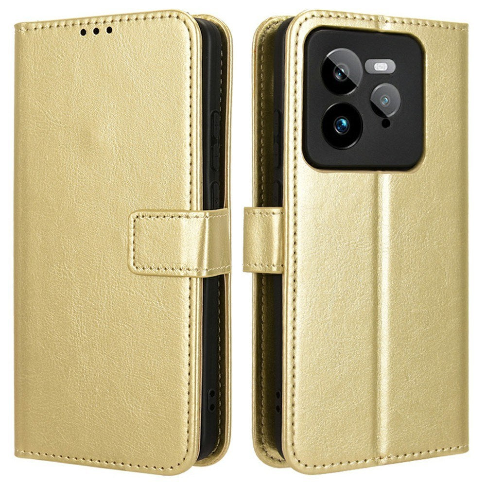 EIDERWOOD - Realme GT 7 Pro (5G) - Kunstlæder Flip Cover m. Strop - Guld