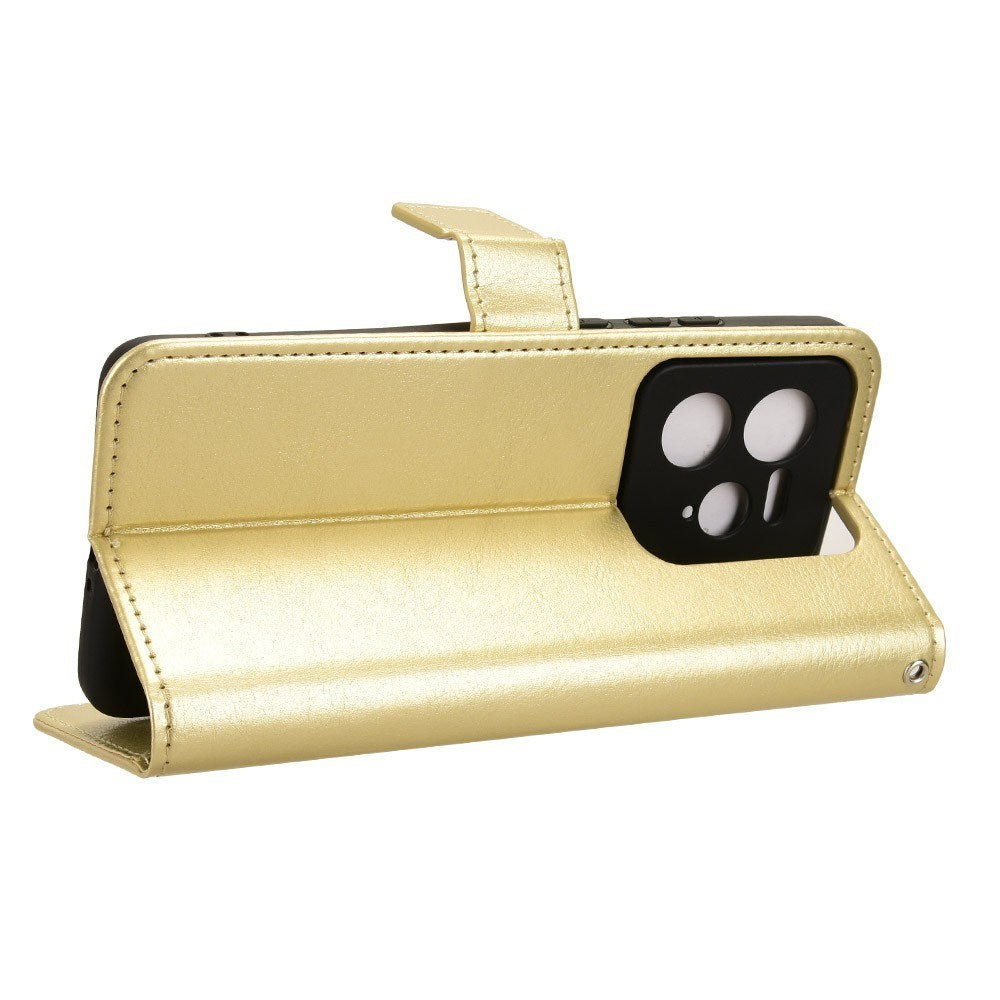 EIDERWOOD - Realme GT 7 Pro (5G) - Kunstlæder Flip Cover m. Strop - Guld