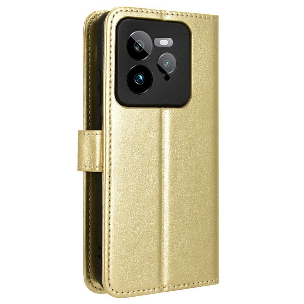EIDERWOOD - Realme GT 7 Pro (5G) - Kunstlæder Flip Cover m. Strop - Guld