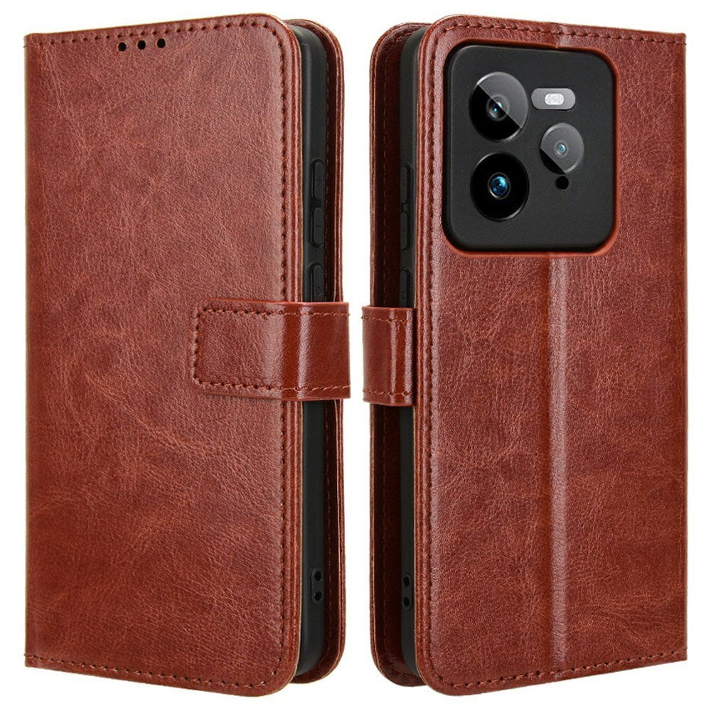 EIDERWOOD - Realme GT 7 Pro (5G) - Kunstlæder Flip Cover m. Strop - Brun