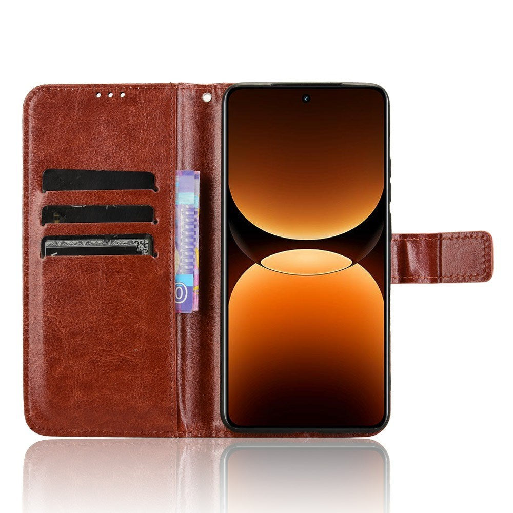 EIDERWOOD - Realme GT 7 Pro (5G) - Kunstlæder Flip Cover m. Strop - Brun