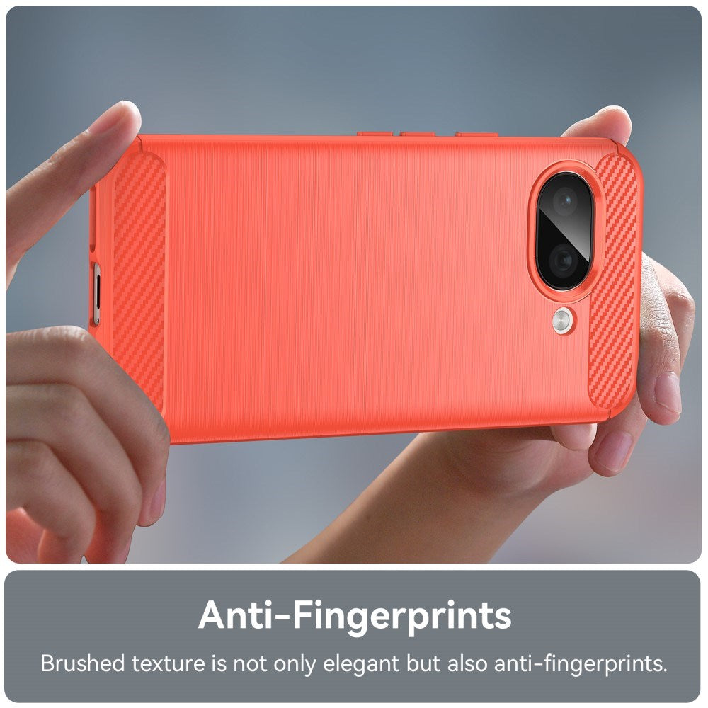 EIDERWOOD Google Pixel 9a Brushed Carbon Mobil Cover - Rød