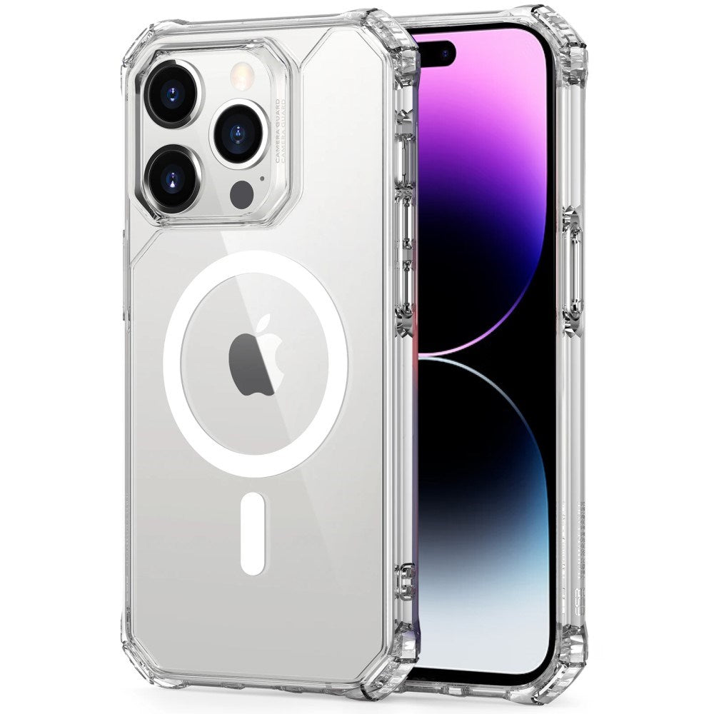 ESR iPhone 14 Pro Bagside Cover Air Armor Clear Hard Case - MagSafe Kompatibel - Gennemsigtig