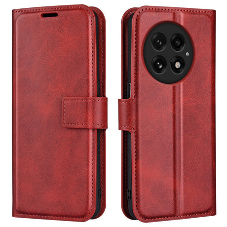 EIDERWOOD OnePlus 13 Wallet Flip Cover - Læder m. Pung - Rød