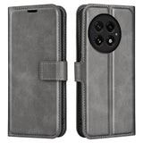 EIDERWOOD OnePlus 13 Wallet Flip Cover - Læder m. Pung - Grå