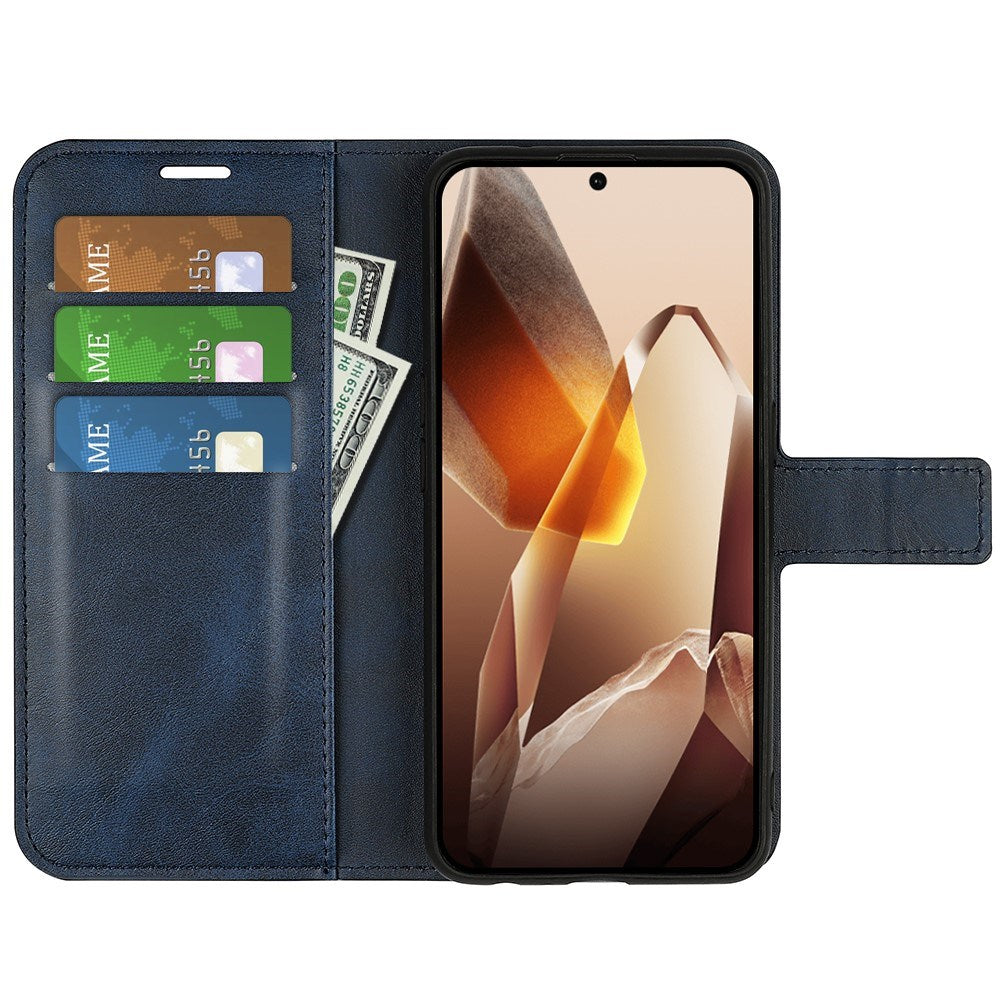 EIDERWOOD OnePlus 13 Wallet Flip Cover - Læder m. Pung - Blå