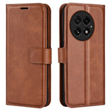 EIDERWOOD OnePlus 13 Wallet Flip Cover - Læder m. Pung - Brun