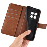 EIDERWOOD OnePlus 13 Wallet Flip Cover - Læder m. Pung - Brun