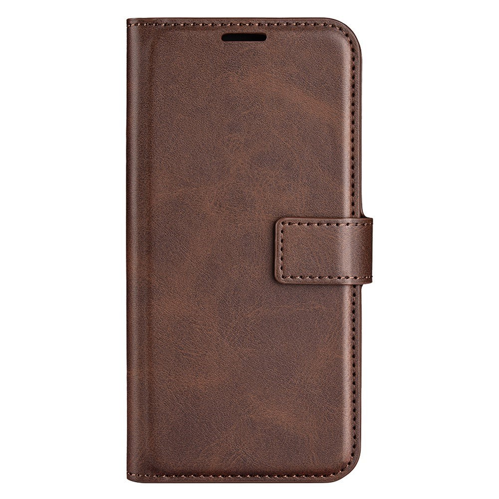 EIDERWOOD OnePlus 13 Wallet Flip Cover - Læder m. Pung - Mørkebrun