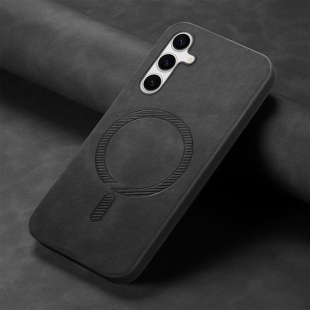 EIDERWOOD Samsung Galaxy S25 Kunstlæder Mobil Cover - MagSafe Kompatibel - Sort