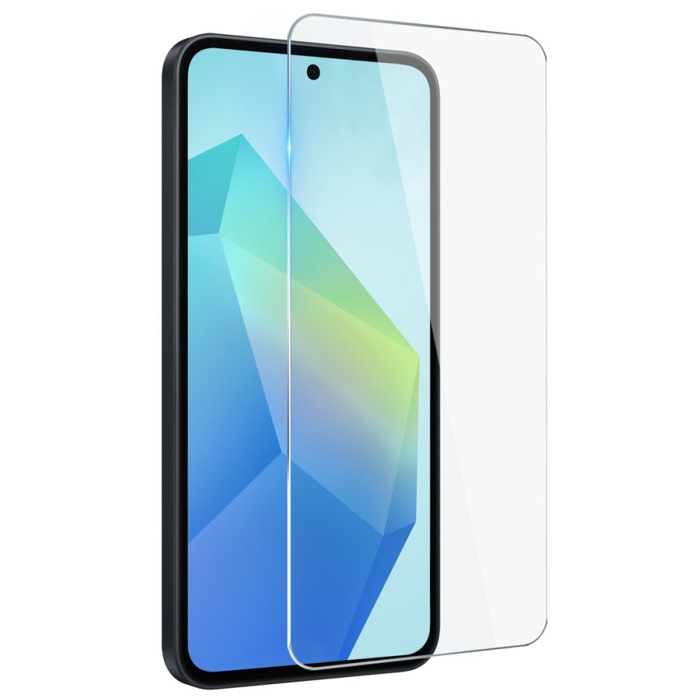 Samsung Galaxy A56 (5G) - 2-i-1 Fleksibelt Plastik Cover & Hærdet Skærmbeskyttelsesglas - Gennemsigtig