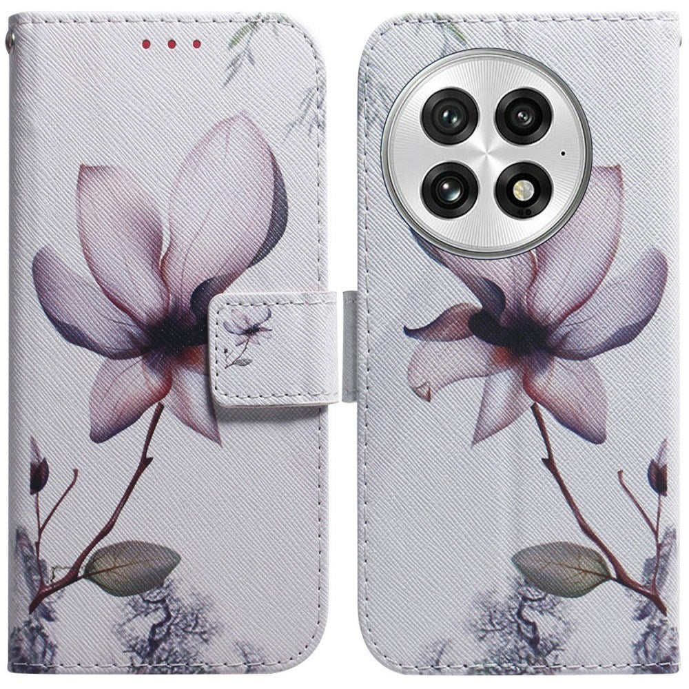 EIDERWOOD - OnePlus 13 - Kunstlæder Flip Cover m. Motiv - Blomst