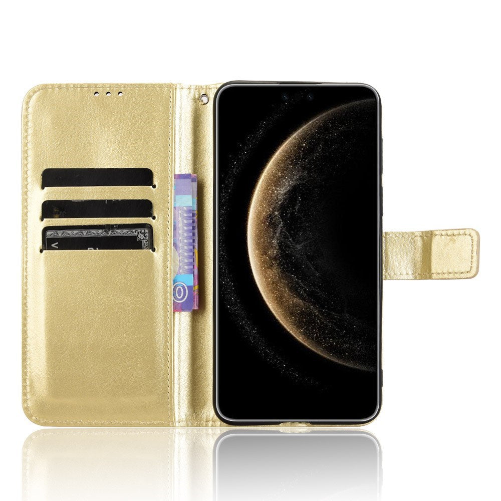 EIDERWOOD - Huawei Mate 70 Pro+ / 70 Pro - Kunstlæder Flip Cover m. Strop - Guld